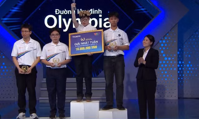 Nam sinh THPT chuyên Khoa học Tự nhiên giành vòng nguyệt quế Tuần Olympia 26