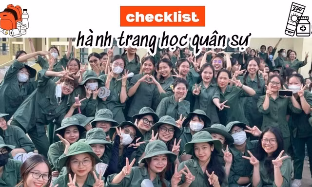 "Bí kíp sinh tồn" cho teen 2K7 trong học kì quân sự: Đừng quên những món đồ này