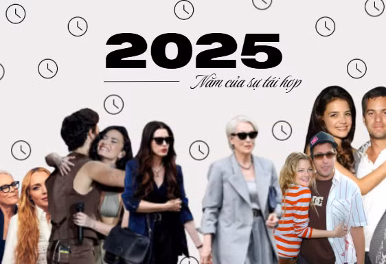 2025: Năm của những cuộc tái hợp đỉnh cao và gây thương nhớ của sao Hollywood