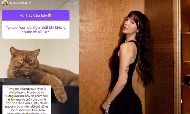 Tóc Tiên phản bác quan điểm "Con gái đẹp nhất khi không thuộc về ai"