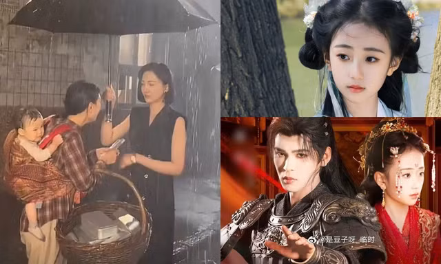 Bé sơ sinh dầm mưa nhiều giờ trên phim trường khiến dân mạng xứ Trung bức xúc