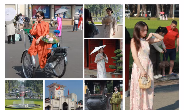 Noel chưa đến nhưng giới trẻ đã xúng xính áo dài chuẩn bị đón Xuân Bính Ngọ
