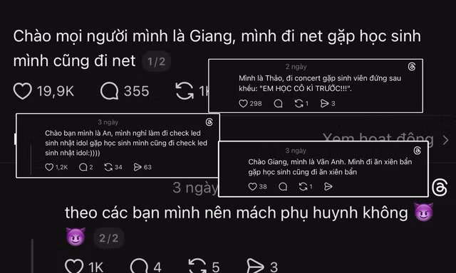 Bài đăng thầy cô Gen Z đu idol "var" ngay học trò hút hơn 300K lượt xem