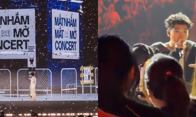 Concert Mắt Nhắm Mắt Mở: HIEUTHUHAI chiều fan, tung chiêu đánh bại phe vé 