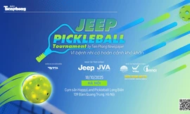 Giải JEEP Pickleball Tournament by Tien Phong Newspaper - Vì bệnh nhi có hoàn cảnh khó khăn khởi tranh vào ngày 18/10
