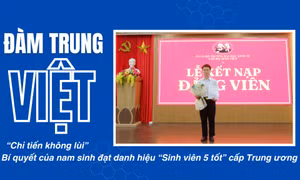 ‘Chỉ tiến không lùi’ - Bí quyết của nam sinh đạt danh hiệu ‘Sinh viên 5 tốt’ cấp Trung ương