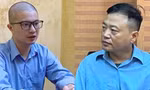 Hai bị can Phó Đức Nam và Shark Bình