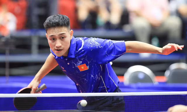 Bóng bàn: Anh Tú lại không thắng được Quek Izaac ở SEA Games 33