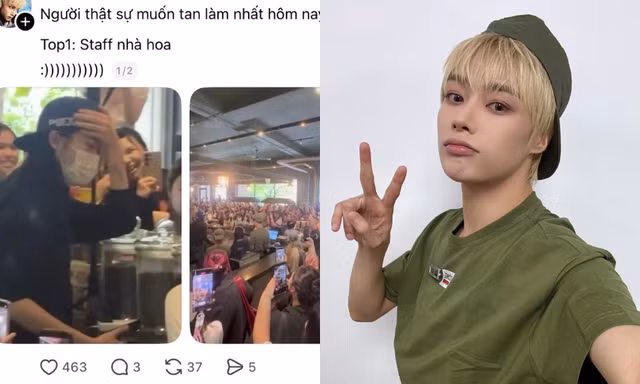 Fan "rì-viu" một ngày xem Hanbin làm nhân viên quán cà phê, vừa khổ vừa đáng yêu