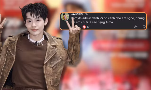 Được gọi "sao hạng A" nhờ câu hát 20 giây, Anh trai Jaysonlei có phản hồi tinh tế