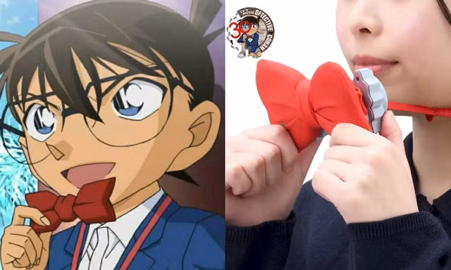 Nơ đổi giọng của Conan chính thức có thật ngoài đời, khác gì so với trong truyện?