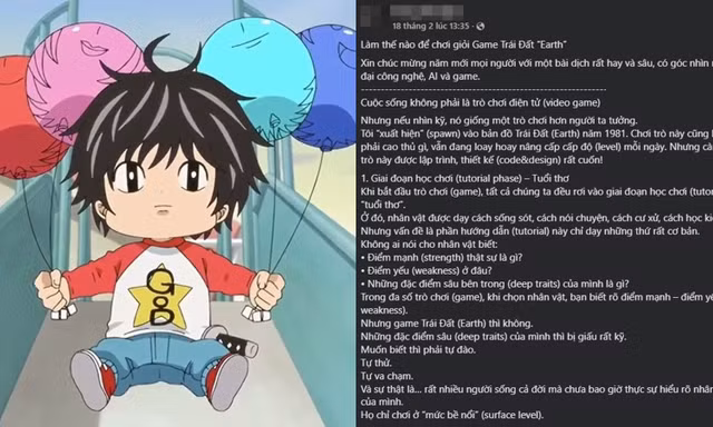 Game Trái Đất: Cuộc sống là một trò chơi, khó nhưng chúng ta còn cơ hội lên level