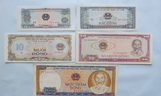 Giá trị 6 bộ tiền Việt Nam từ năm 1945 đến nay
