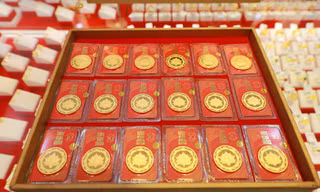 Giá vàng tiếp tục tăng