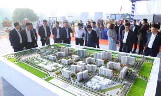 Hà Nội khởi công khu nhà ở xã hội kiểu mẫu giáp Công viên Kim Quy