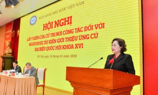Giới thiệu Thống đốc Ngân hàng Nhà nước ứng cử đại biểu Quốc hội khóa XVI