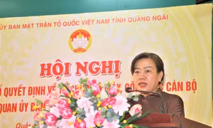Công bố nhân sự lãnh đạo và bộ máy Ủy ban MTTQ Việt Nam tỉnh Quảng Ngãi