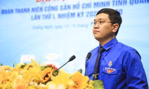 Anh Nguyễn Văn Mạnh làm Bí thư Tỉnh Đoàn Quảng Ngãi khóa I