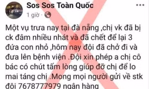 Công an Đà Nẵng bác tin phụ nữ bị đâm tử vong, lộ chiêu lừa chuyển tiền