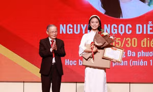 Đại học Duy Tân khai giảng năm học mới, cấp gần 6 tỷ đồng học bổng