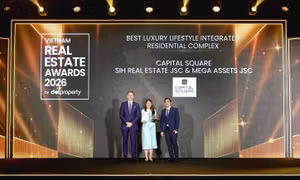 Capital Square được vinh danh: Dự án tổ hợp nhà ở kiến tạo chuẩn mực sống sang tốt nhất Việt Nam 2026