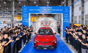 Nhà máy Vinfast Hải Phòng xuất xưởng chiếc ô tô điện thứ 200.000 trong năm 2025