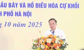 Hà Nội khởi công dự án hơn 972 tỷ phục vụ tiêu thoát nước khu vực Long Biên