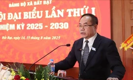 Giám đốc Công an Hà Nội dự Đại hội Đảng bộ xã Bất Bạt