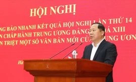 Thông báo nhanh kết quả Hội nghị Trung ương 14