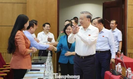 Tổng Bí thư Tô Lâm tiếp xúc cử tri 11 phường ở Hà Nội