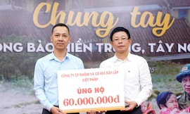 Tiền Phong tiếp nhận thêm nguồn lực hỗ trợ miền Trung, Tây Nguyên khắc phục hậu quả mưa lũ