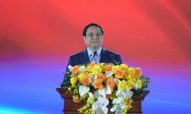 Thủ tướng Chính phủ Phạm Minh Chính phát biểu tại lễ khai mạc.