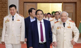 Thủ tướng Phạm Minh Chính gặp mặt, tri ân Ban Liên lạc Công an chi viện chiến trường miền Nam