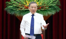 Tổng Bí thư Tô Lâm gặp mặt Ban Thường vụ Trung ương Hội Khuyến học Việt Nam