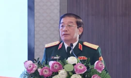 Không gian trưng bày của Bộ Quốc phòng tại Triển lãm thành tựu đất nước có nội dung đặc sắc, phong phú