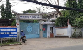 Trường THPT Võ Trường Toản, quận 12, nơi xảy ra sự việc