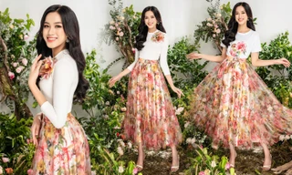 Dàn người đẹp HHVN 2020 chào năm mới: Hoa hậu Đỗ Thị Hà hoá nàng thơ