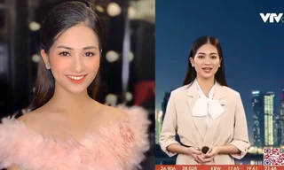 Người đẹp Kinh Bắc từng thi Hoa hậu Việt Nam dẫn bản tin Bất động sản của VTV