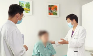 Nữ bệnh nhân hồi phục sau khi phẫu thuật (ảnh: BVCC)