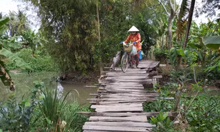 Người dân Hậu Giang thót tim qua cầu... chờ sập