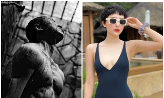 Cùng diện “đồ bơi”, “Hoàng tử Rap” và Hiền Hồ khiến cư dân mạng “ngợp” vì body “cực phẩm“