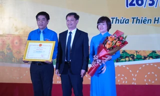 Ban Chấp hành T.Ư Đoàn tặng bằng khen cho Tỉnh Đoàn TT-Huế.