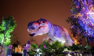 Công viên Khủng long được mở tại thành phố Ninh Bình - Ảnh: Hoàng Long