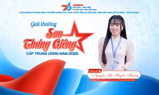 Nữ sinh Trường Đại học Vinh là Sao Tháng Giêng cấp Trung ương