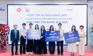Trường ĐH Ngoại thương vinh danh những ý tưởng AI sáng tạo cho kinh tế, kinh doanh và đời sống