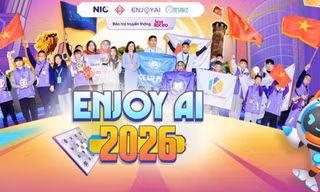 Khoảnh khắc vinh danh đầy tự hào tại ENJOY AI Asean Open 2026.