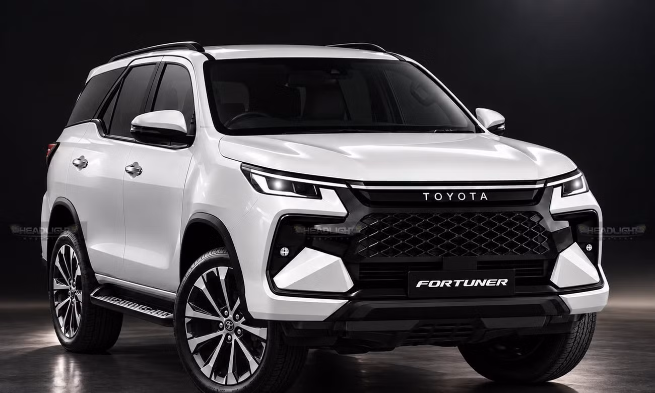 Bản xem trước khác lạ của Toyota Fortuner đời mới