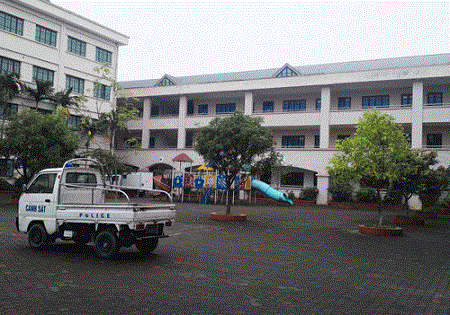 Một góc trường THPT Dân lập Phương Nam