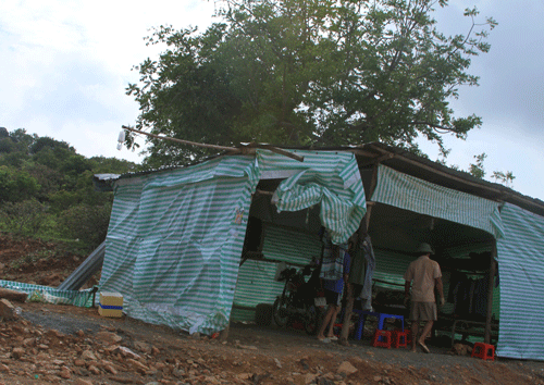  Nơi sinh hoạt của nhóm thăm dò kho báu.