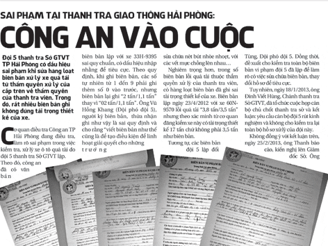 Sở GTVT xin được tự xử sai phạm